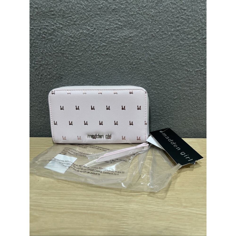 Madden Girl ASimone Color Primrose Round Zipper Women Wallet New - Picture 3 of 9